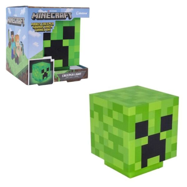 PALADONE – MINECRAFT – Creeper Lampada V4 cm (In box cm)…x6…x24